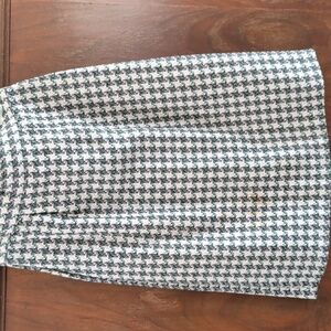 Avon Pink/Black Plaid Tweed-type Pencil Skirt